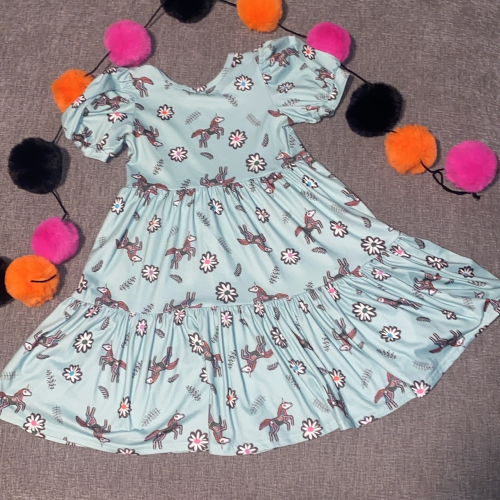 Dot Dot Smile Unicorn Skeleton Dress - Picture 4 of 7